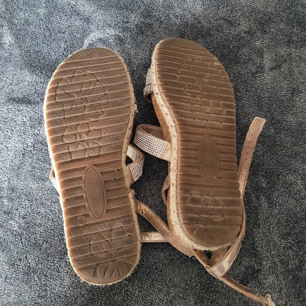 Rhinestone Sandals Size 7.5 - Picture 4 of 6